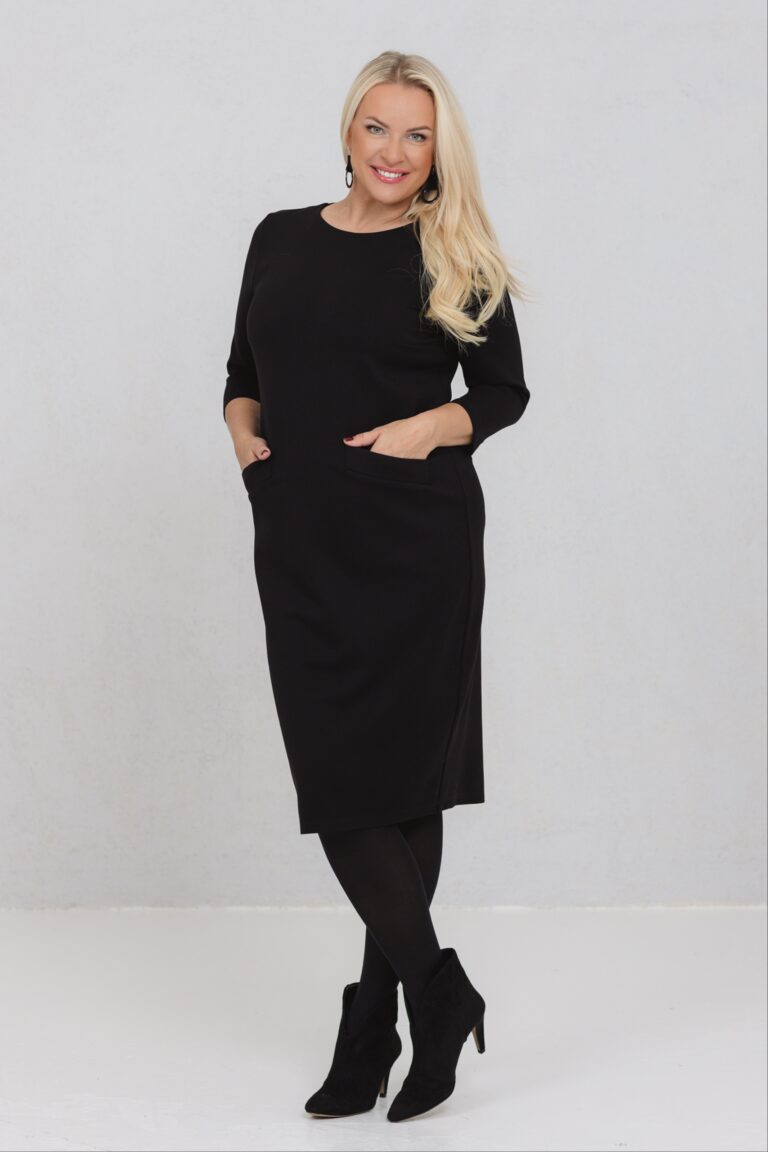 Klassikaline must kleit Hira