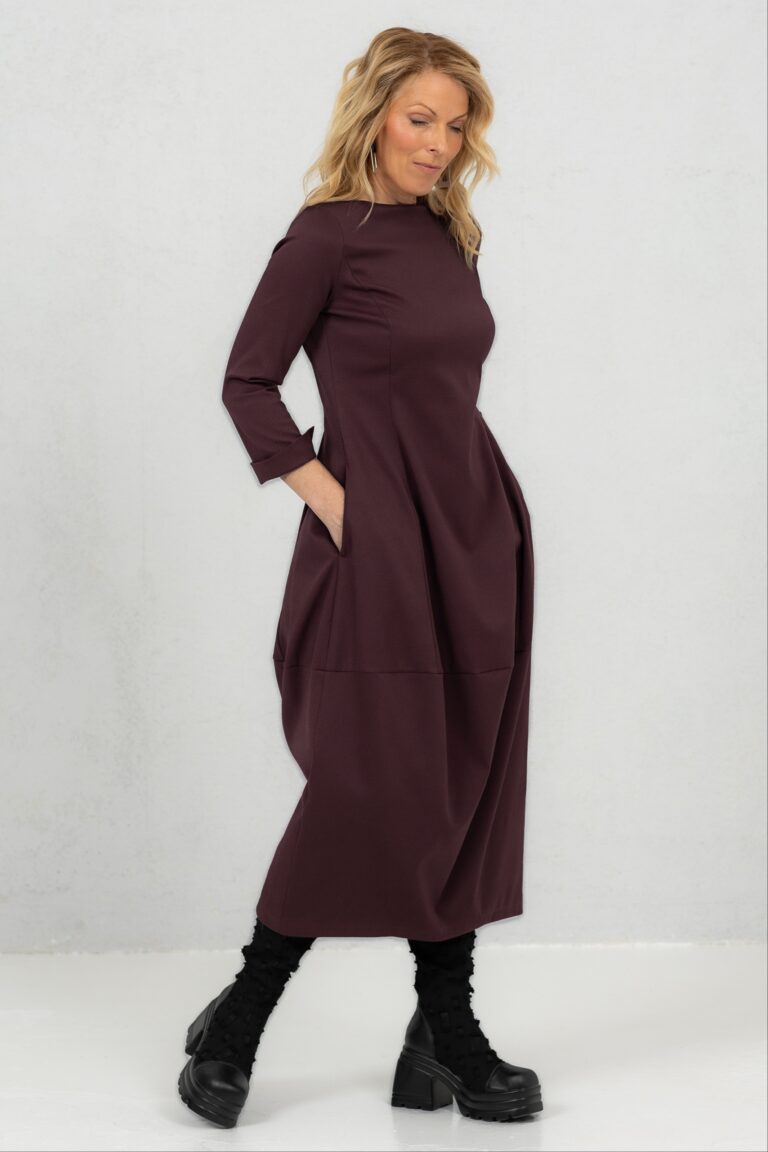 Tekstuursest kangast balloonkleit Akarui Sho, ploomililla