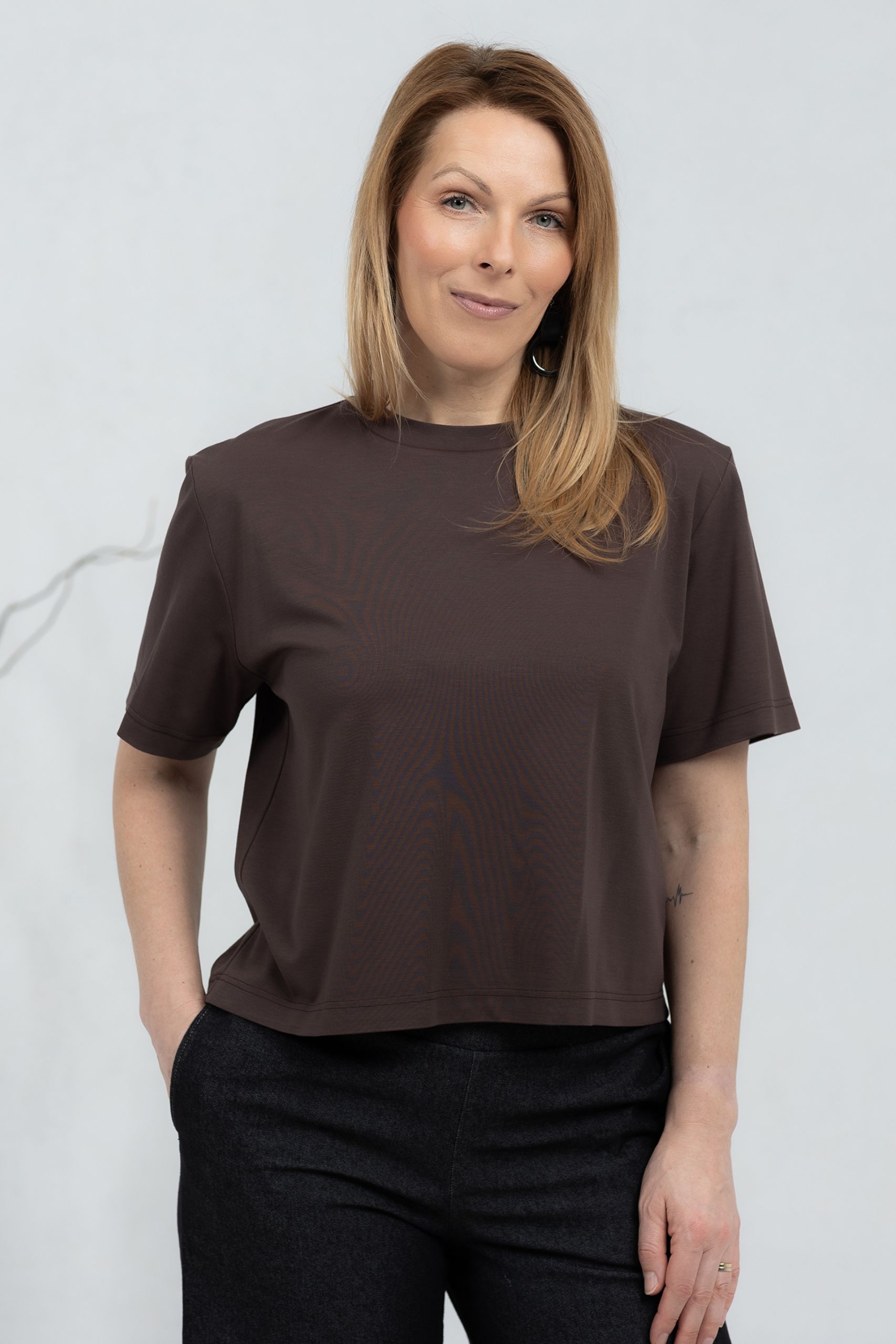 Avar T-särk Mikata, pruun - Image 6