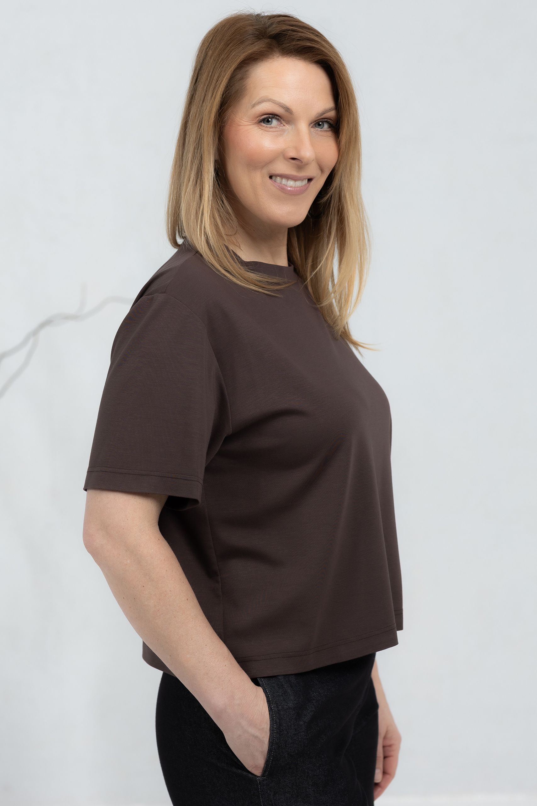 Avar T-särk Mikata, pruun - Image 3